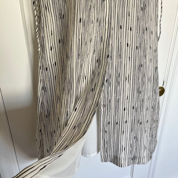 Designer! Brochu Walker Silk Sleeveless Button Up Dress | Size M - Picture 6 of 10